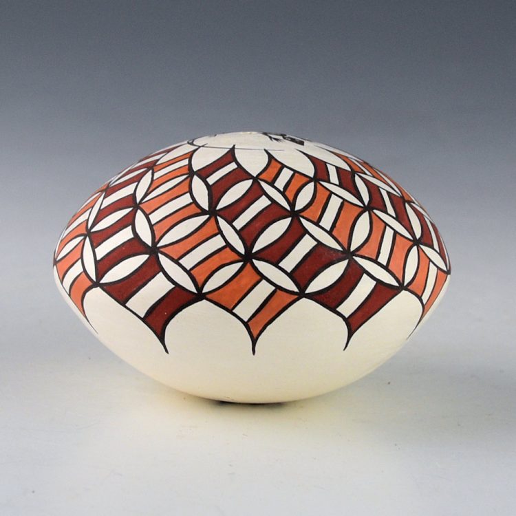 Concho, Carolyn - Seedpot with Lizard and Spiraling Sand Designs - Image 2