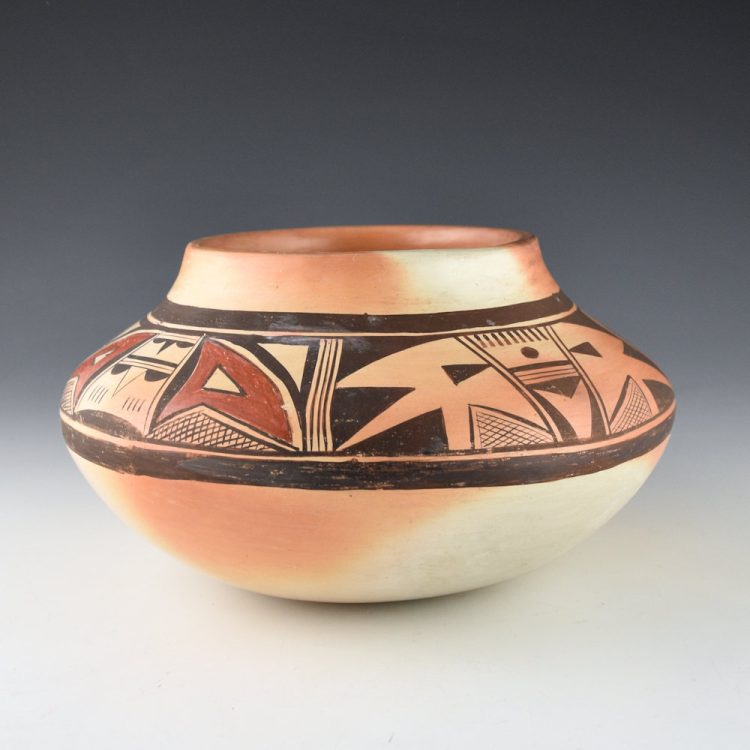 Nampeyo, Nellie Douma - Large Jar with Moth Designs (1950s) - Image 3