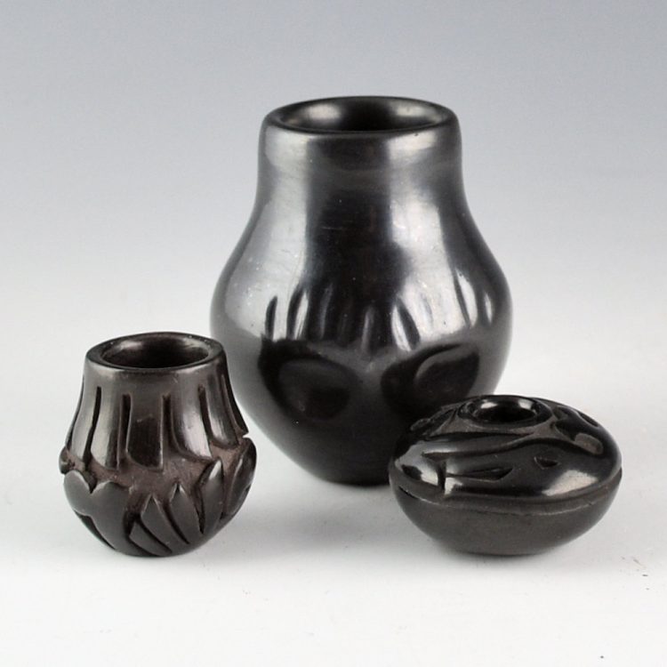 Tafoya, Judy and Myra Little Snow Tafoya - Group of Three Carved Pieces