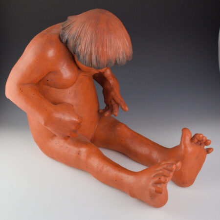 Swentzell, Roxanne - "No Roots" Original Clay Figure (1998)