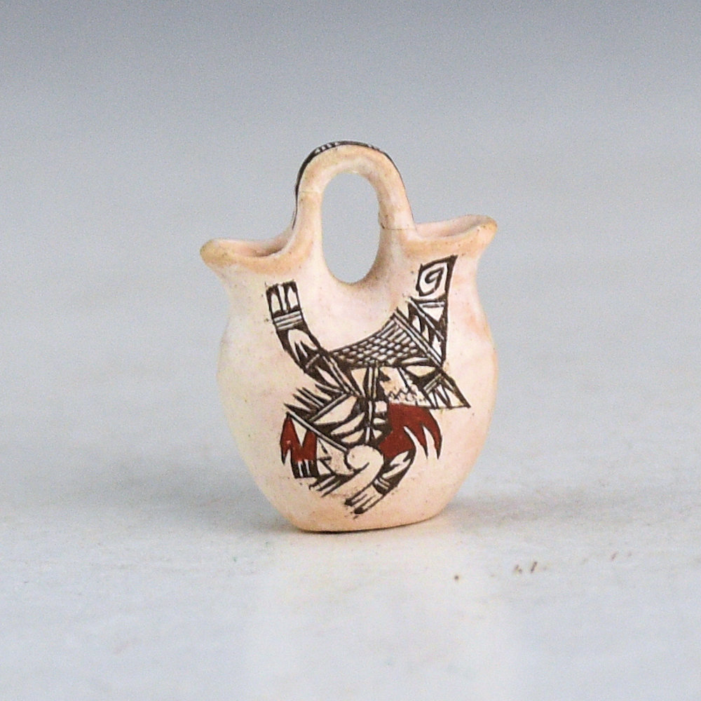 Natseway, Thomas - Mini Hopi Wedding Vase (1993) - Image 2