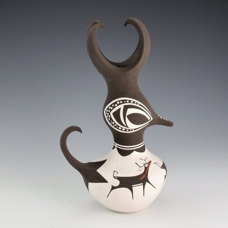 Peynetsa, Anderson - Duck Figure with Three Heartline Deer - Image 2