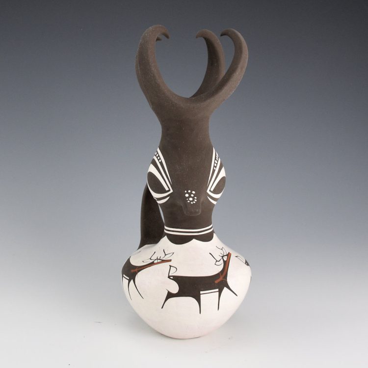 Peynetsa, Anderson - Duck Figure with Three Heartline Deer - Image 3