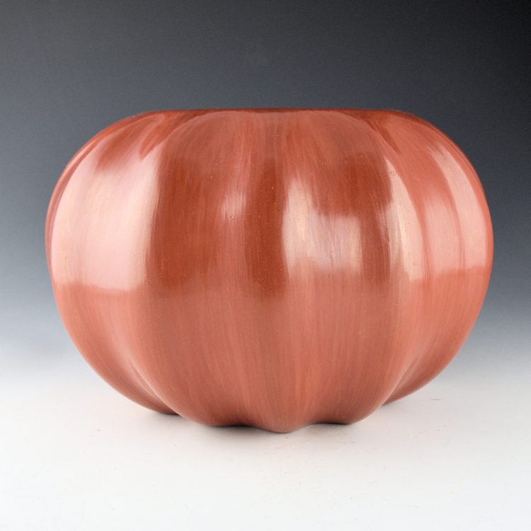 Tosa, Christine - 10" Wide Melon Jar with 12 Ribs