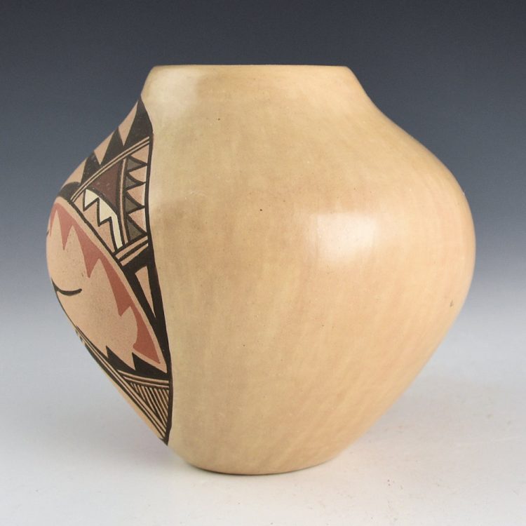 Fragua, Juanita - Jar with Polychrome Corn Design (1990s) - Image 3