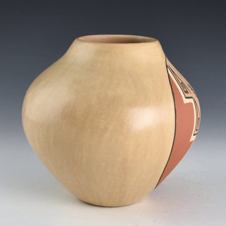 Fragua, Juanita - Jar with Polychrome Corn Design (1990s) - Image 2