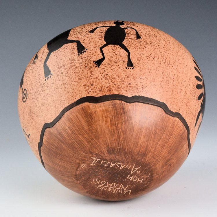 Namoki, Lawrence - "Anasazi II" Jar with Petroglyph Designs - Image 5