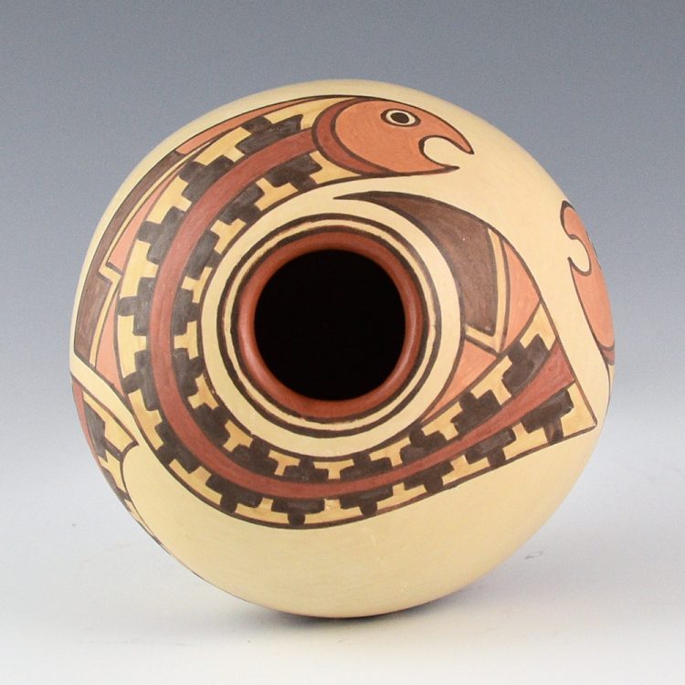 Gutierrez, Lois  - Polychrome Bowl with Two Fish (2004) - Image 2