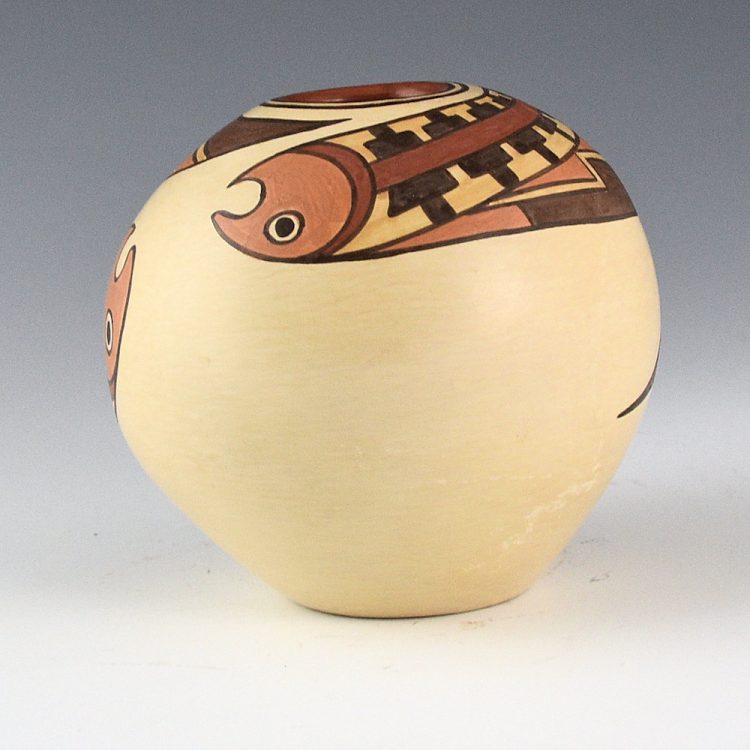 Gutierrez, Lois  - Polychrome Bowl with Two Fish (2004) - Image 4