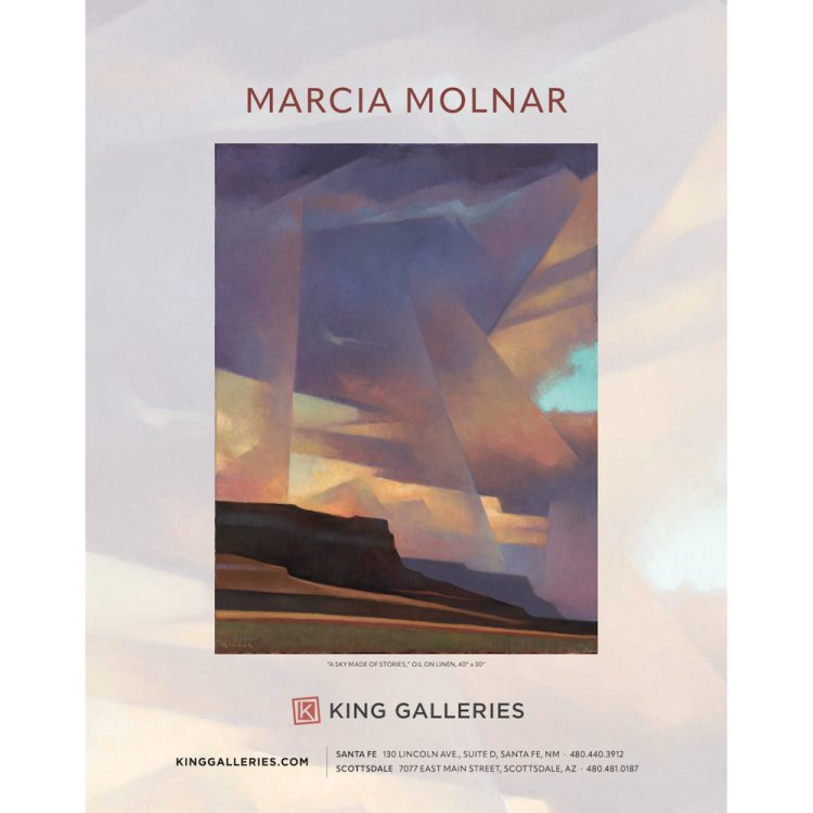 Molnar, Marcia - "A Sky Made of Stories" Oil on Linen (30 x 40) - Image 3