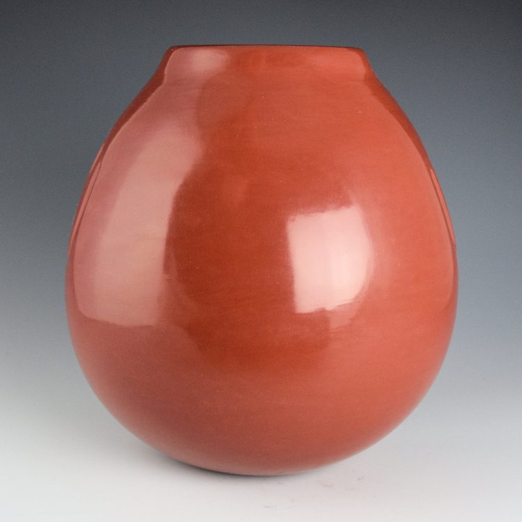 Garcia, Tina - Tall Red Jar with Two Bear Paws (1990s) - Image 3