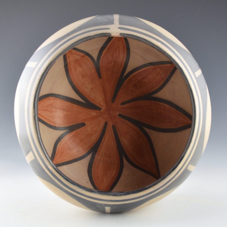 Atencio, Ambrose - Bowl with Sun, Rain, and Flower Designs (2006) - Image 2