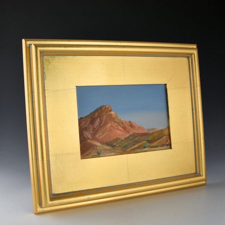 Vargas, Andrea - "Ghost Ranch" Oil on Board (5 x 7) - Image 2