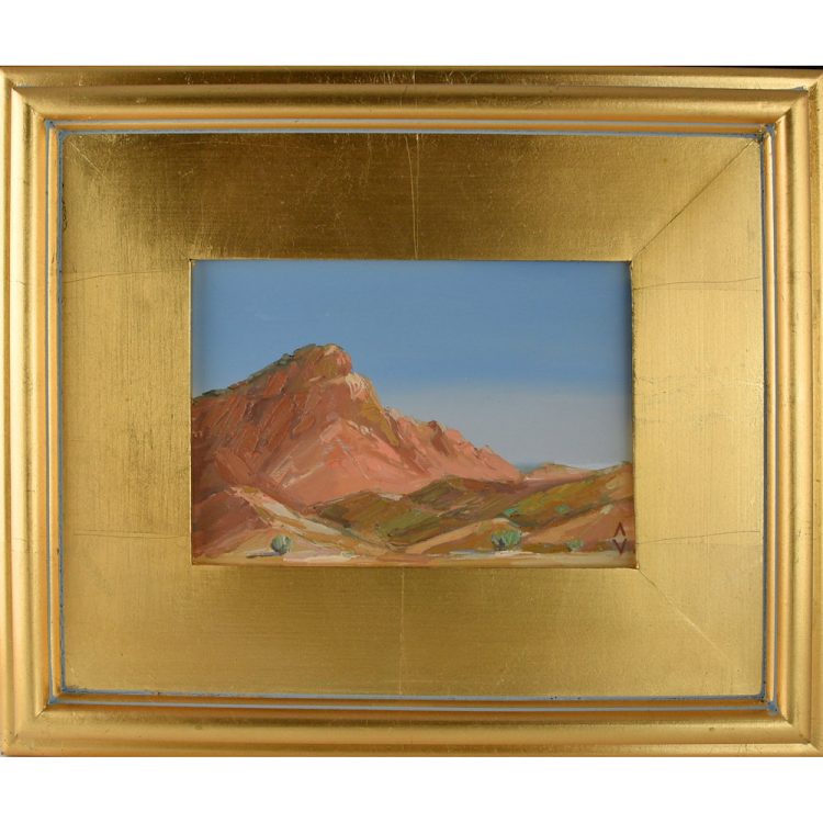 Vargas, Andrea - "Ghost Ranch" Oil on Board (5 x 7)