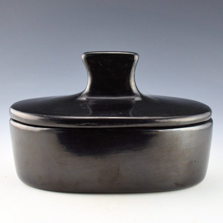 Martinez, Anita - Plainware Oval Bowl with Lid (1970s)