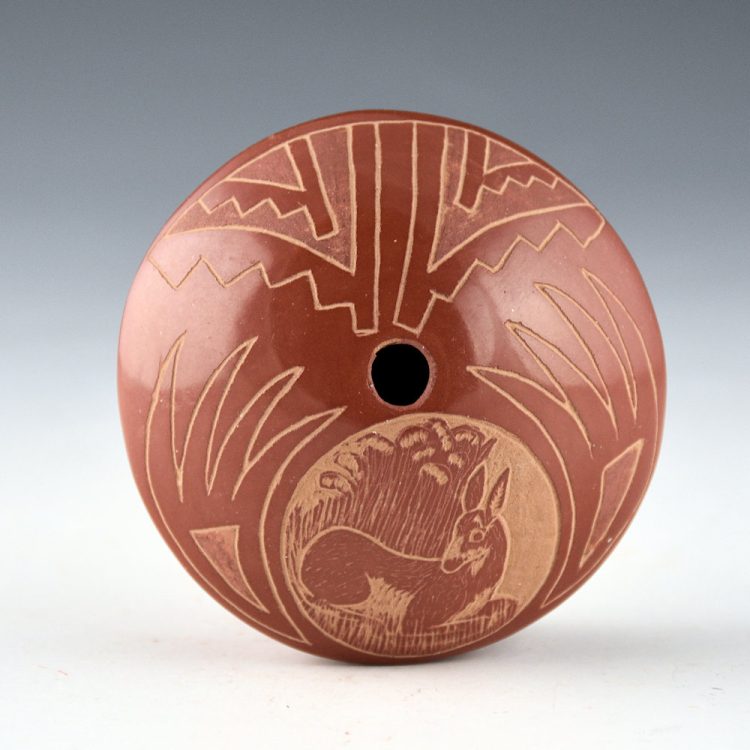 Tafoya, Camilio - Seed Bowl with Deer (1974)