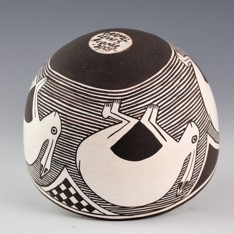 Lewis, Carmel  - Bowl with Four Mimbres Rabbits (2003) - Image 4