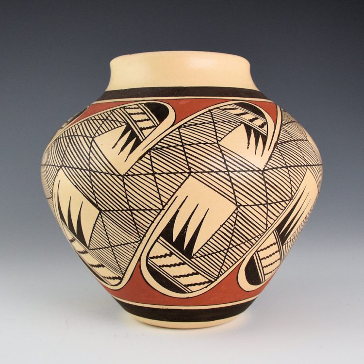 Polacca Nampeyo, Clinton - Water Jar with Migration Pattern (1990s) - Image 3