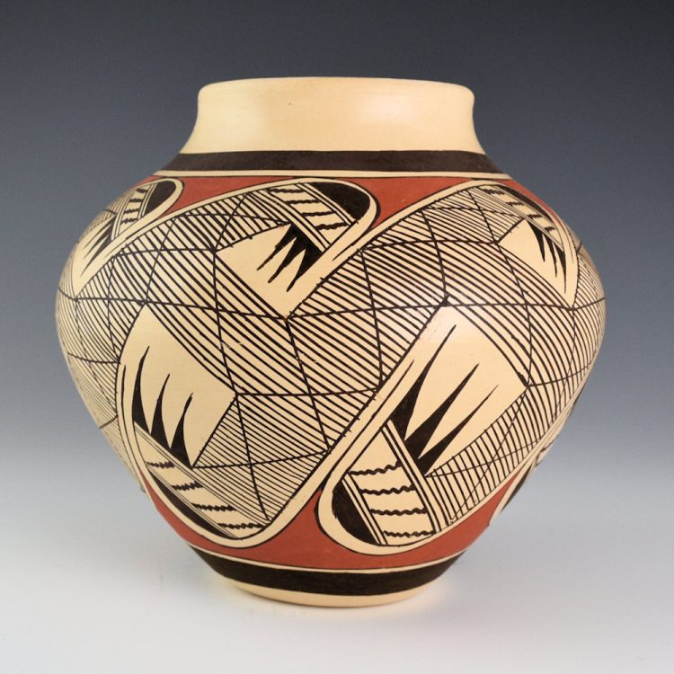 Polacca Nampeyo, Clinton - Water Jar with Migration Pattern (1990s) - Image 2