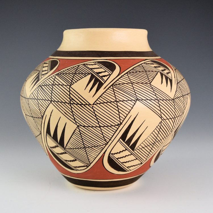 Polacca Nampeyo, Clinton - Water Jar with Migration Pattern (1990s)