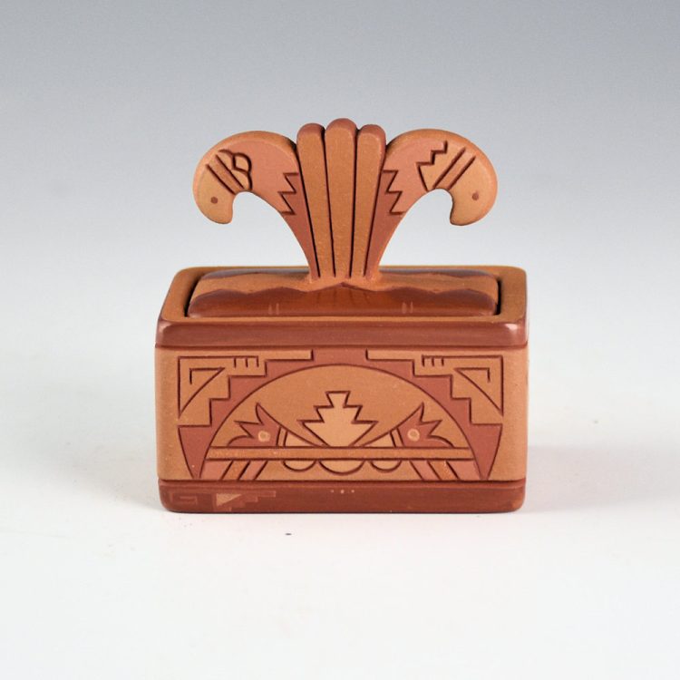 Curran, Dolores - Small Rectangular Box with Eagle Lid