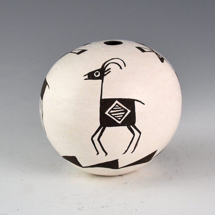 Lewis, Dolores - Seedpot with Big Horn Sheep (1970s) - Image 3