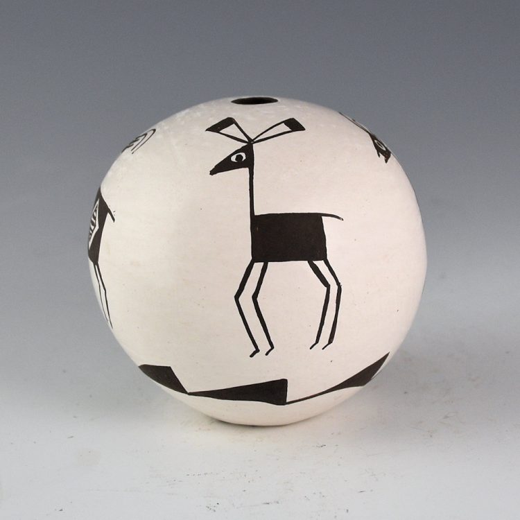 Lewis, Dolores - Seedpot with Big Horn Sheep (1970s) - Image 2