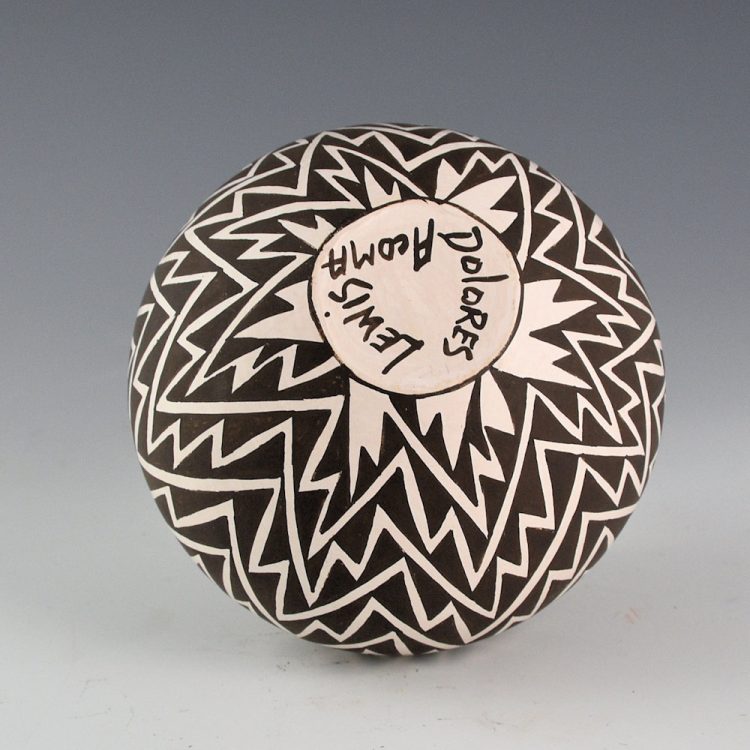 Lewis, Dolores - Seedpot with Lightning Design (1970s) - Image 5