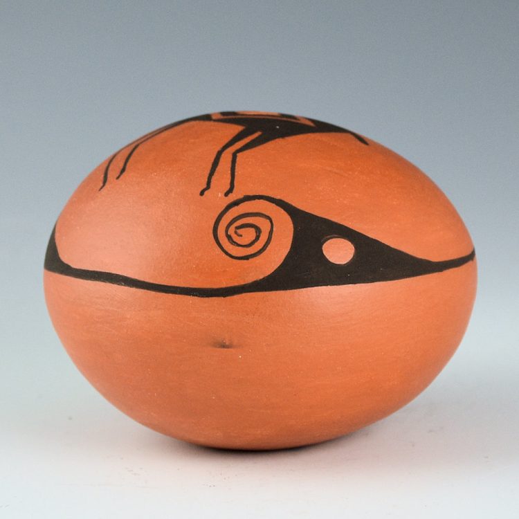 Lewis, Dolores - Red Seedpot with Big Horn Sheep (1990s) - Image 2