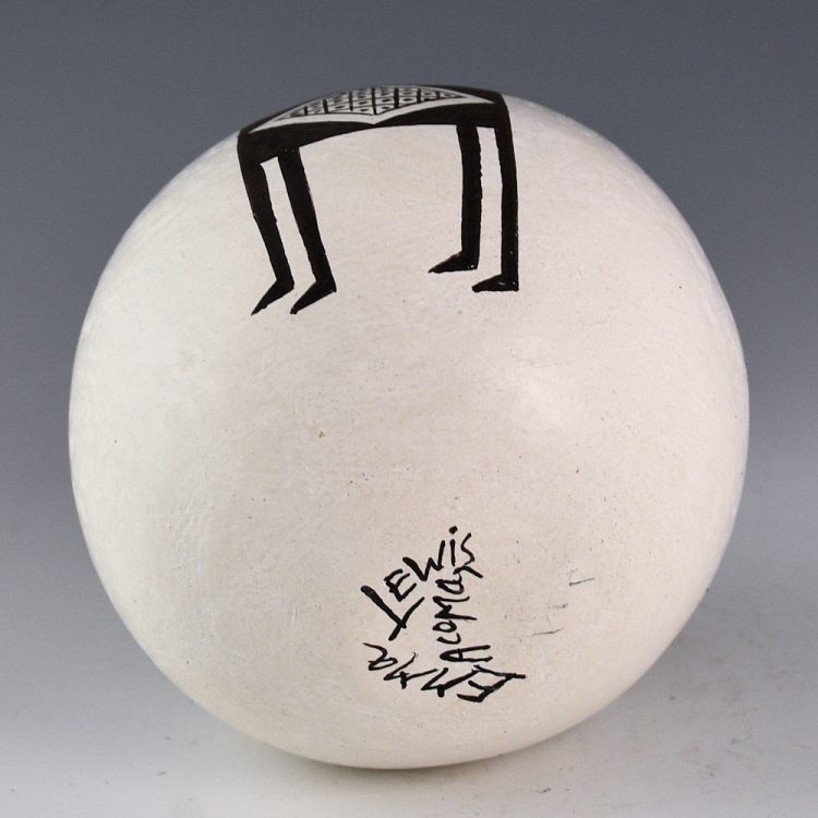 Lewis, Emma - "Mythical Mimbres Animal" Seedpot (1980s) - Image 4