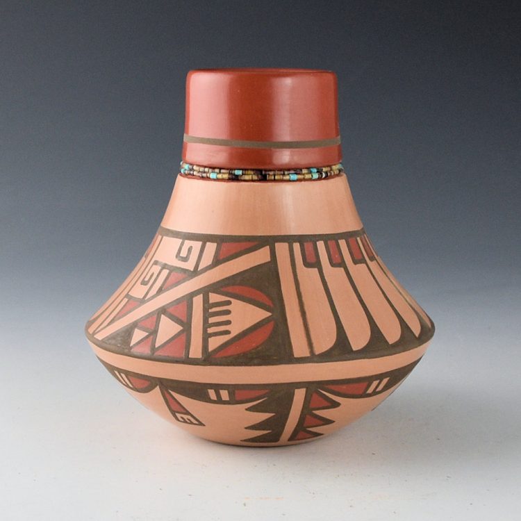 Fender, Erik - Polychrome Jar with Red Polished Neck