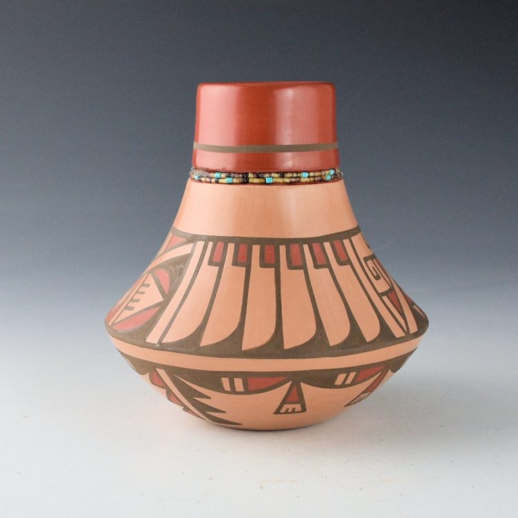 Fender, Erik - Polychrome Jar with Red Polished Neck - Image 3