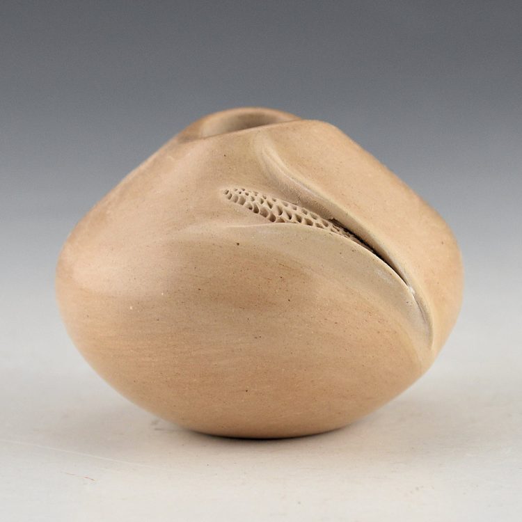 Nampeyo, Iris - Small Jar with Raised Ear of Corn (1990s)