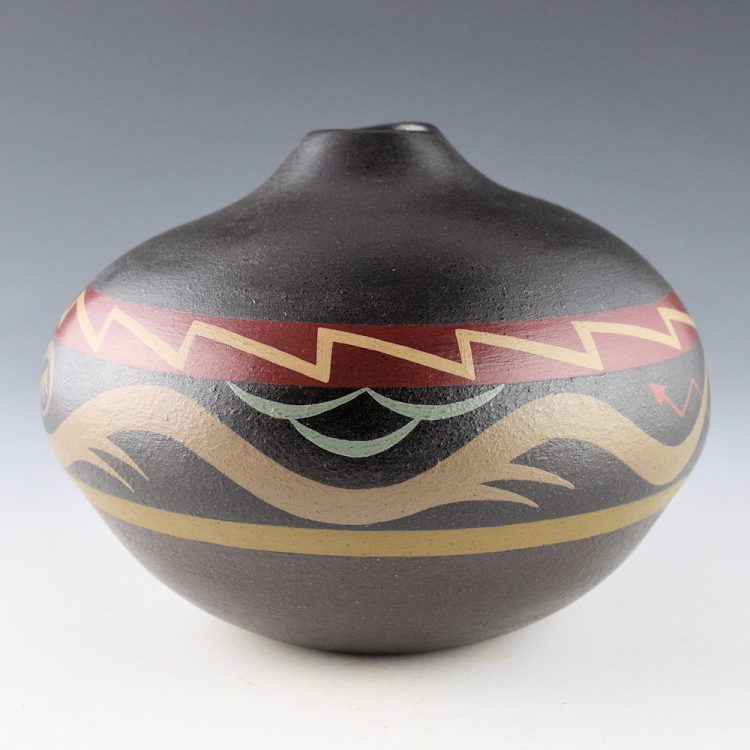 Namingha, Les - "Pueblo Series" Water Serpent and Lightning Jar (2018) - Image 4