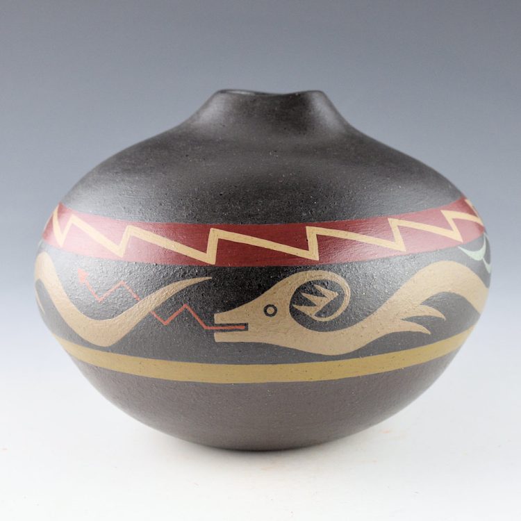 Namingha, Les - "Pueblo Series" Water Serpent and Lightning Jar (2018) - Image 3