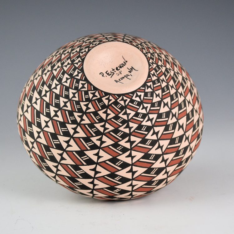 Estevan, Paula - Bowl with "Op-Art" Bird Wing Design (2008) - Image 5