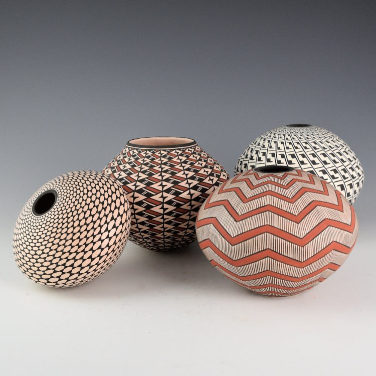 Estevan, Paula - Bowl with "Op-Art" Basket Weave Design (2007) - Image 5