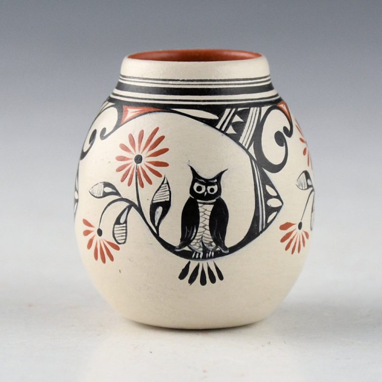 Wildflower, Theresa - Mini Jar with Owls (1980s)