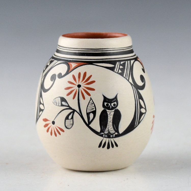 Wildflower, Theresa - Mini Jar with Owls (1980s) - Image 3