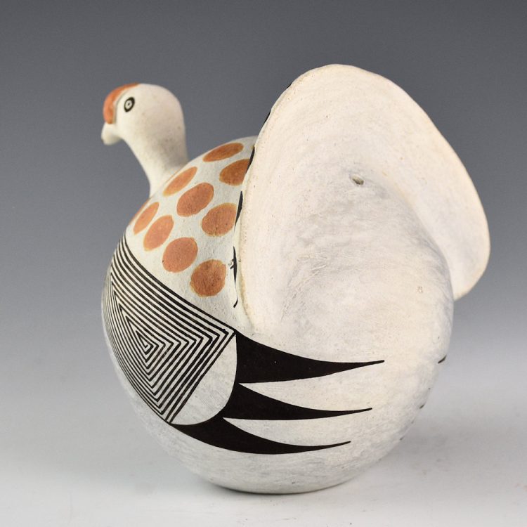 Garcia, Sarah - Clay Turkey Figure (1960s) - Image 4