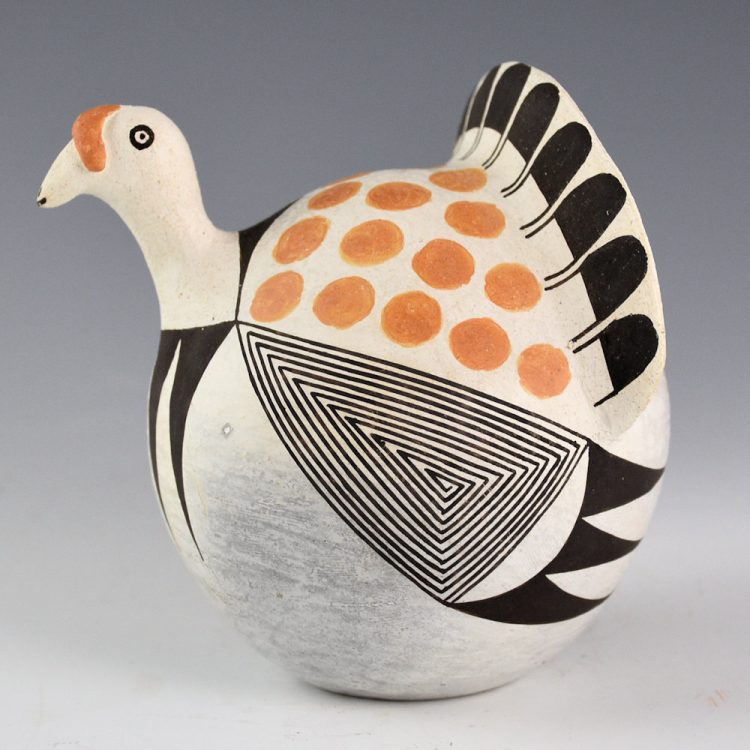 Garcia, Sarah - Clay Turkey Figure (1960s) - Image 2