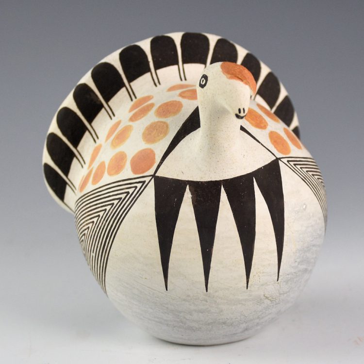 Garcia, Sarah - Clay Turkey Figure (1960s) - Image 3