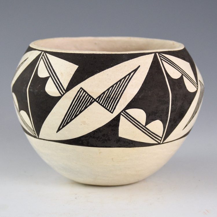 Garcia, Sarah -  Bowl with Lightning, Cloud and Rain Designs (1970s)