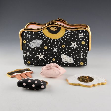 Alternative view of Fields, Anita - "Cloud Purse" Clay, 5 Pieces (2021)
