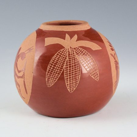 Alternative view of Tafoya, Camilio - Jar with Corn and Corn Dancers (1972)