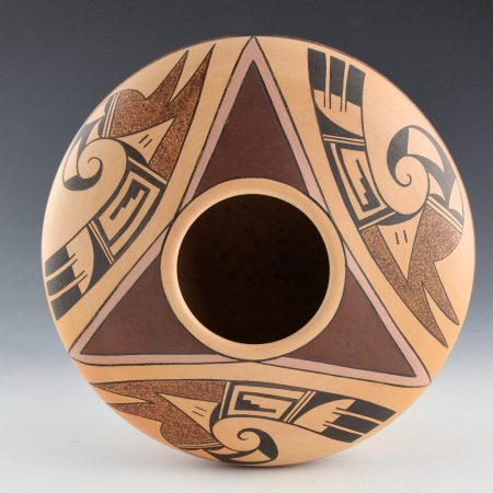 Alternative view of Navasie, Charles - Bowl with Swirling Birds and Star (1990s)