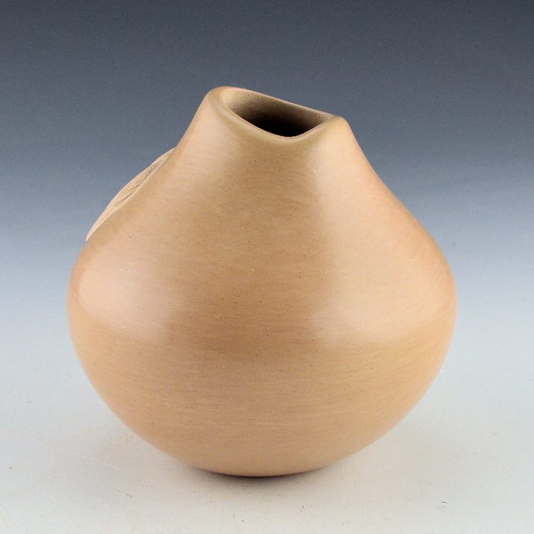 Nampeyo, Iris - Jar with Corn Double Hano Mana Katsina Design (1990s) - Image 3