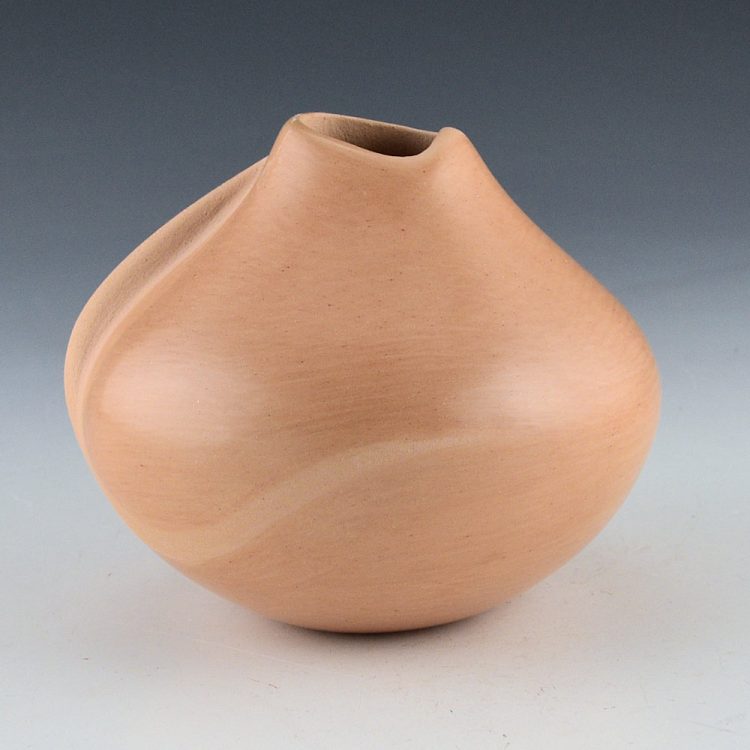 Nampeyo, Iris - Asymmetric Rim Jar with Corn and Fire Clouds (1990's) - Image 2