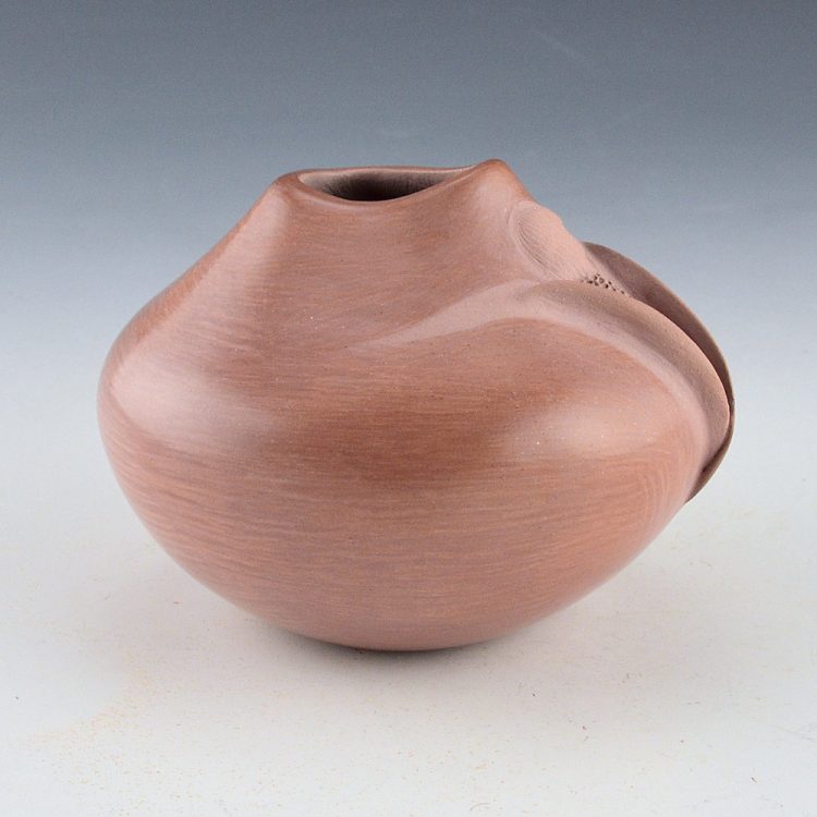 Nampeyo, Iris - Mauve Jar with Corn Maiden Design (1990s) - Image 3