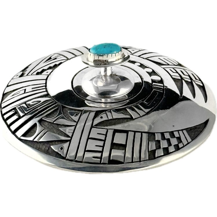 Takala, Jason - Double Overlay Bowl with Hopi Birds and Lid